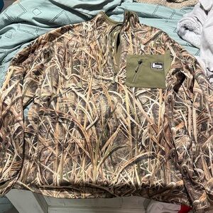 Banded Mid-Layer 1/4 Zip Fleece Pullover 3XL Max7